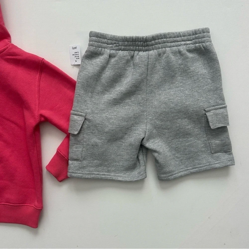 Champion Boys' 2-Piece Hoodie Shorts Set Outfit Size 4T